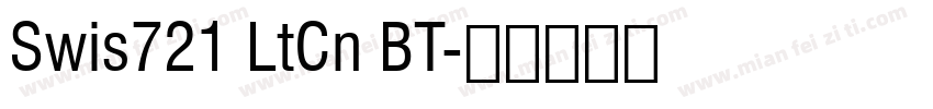 Swis721 LtCn BT字体转换